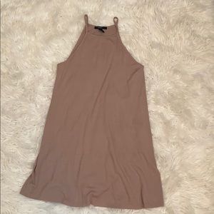 Midi tan tank top dress